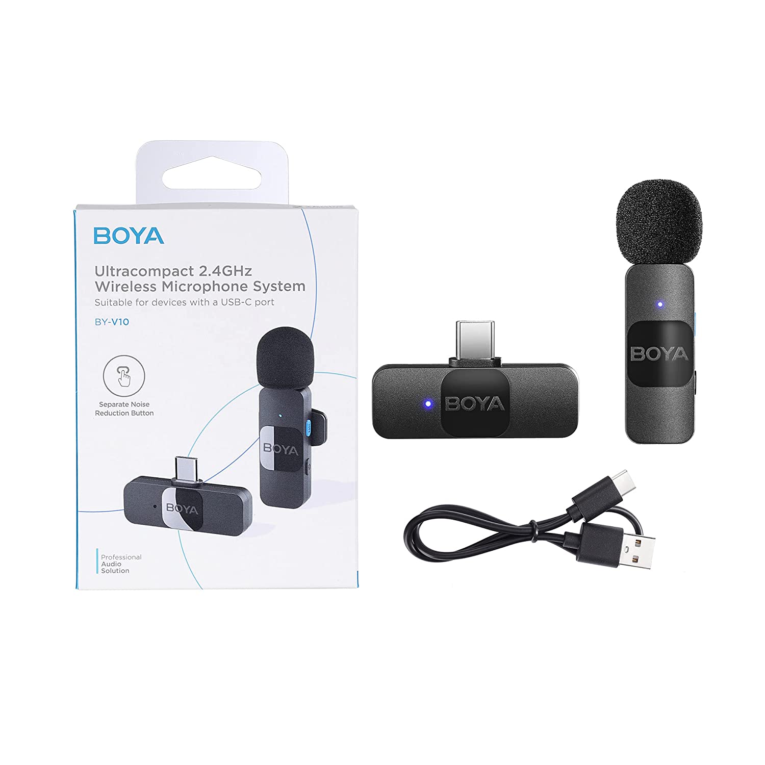 Boya BY V10 Ultracompact 2.4GHz Wireless Microphone System