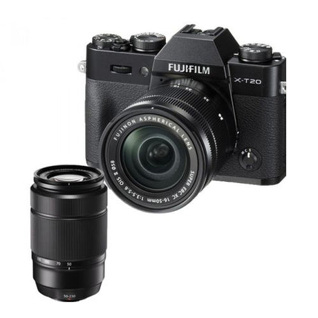 FUJI XT20/ 16-50/50-230MM DUAL KIT BLACK