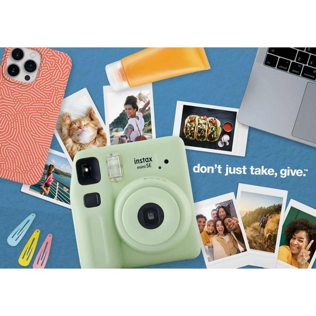 FUJIFILM Instax mini SE Instant Film Camera with 10X1 Instant Film