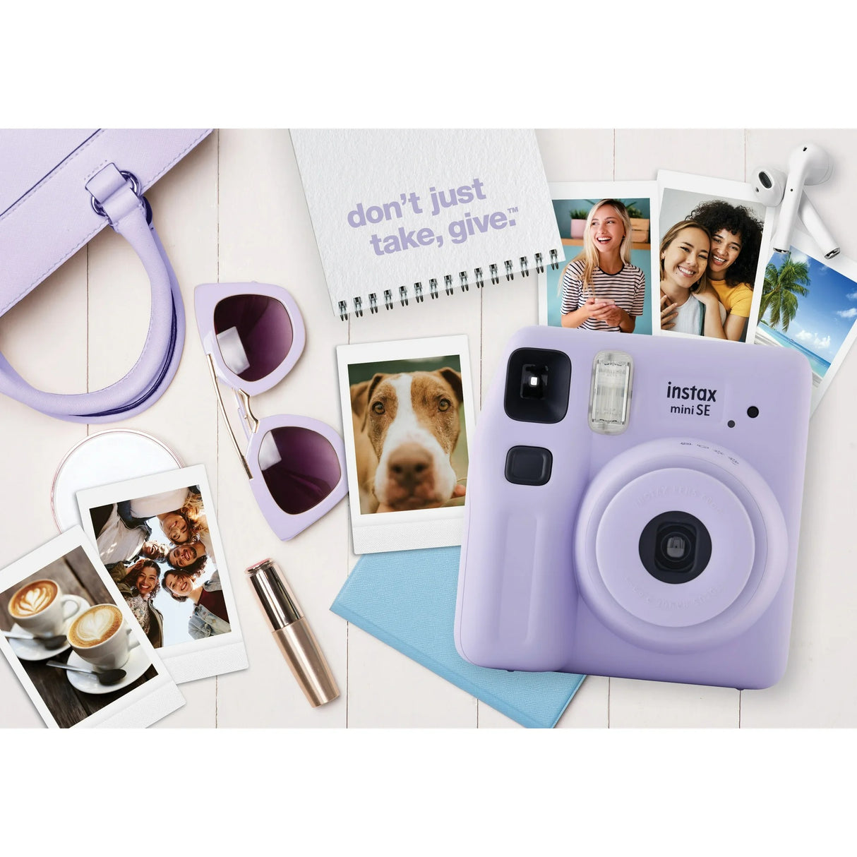 FUJIFILM Instax mini SE Instant Film Camera with 10X1 Instant Film