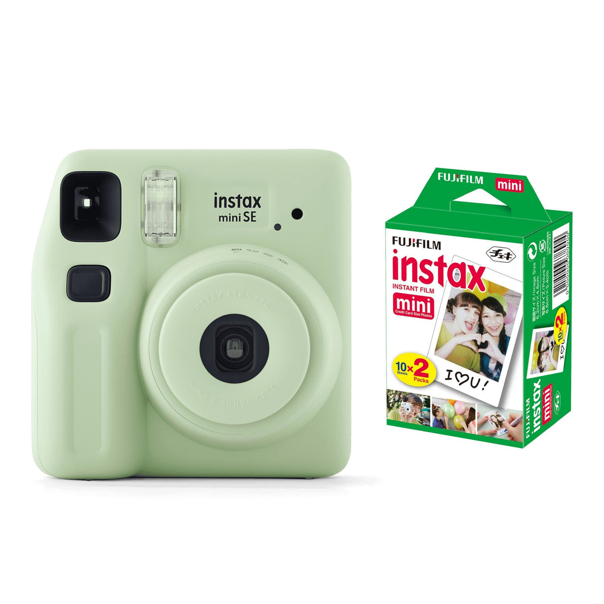 FUJIFILM Instax mini SE Instant Film Camera with 10X2 Instant Film