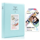 Fujifilm Instax Mini 10X1 mermaid tail Instant Film With 128-sheet Album for mini film Ice blue