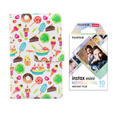 Fujifilm Instax Mini 10X1 mermaid tail Instant Film with 96-sheet Album for mini film Dessert