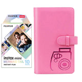 Fujifilm Instax Mini 10X1 mermaid tail Instant Film with 96-sheet Album for mini film Flamingo pink