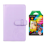 Fujifilm Instax Mini 10X1 rainbow Instant Film with 96-sheet Album for mini film Lilac purple