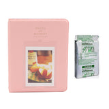 Fujifilm Instax Mini 10X1 sky blue Instant Film with Instax Time Photo Album 64 Sheets Peach pink