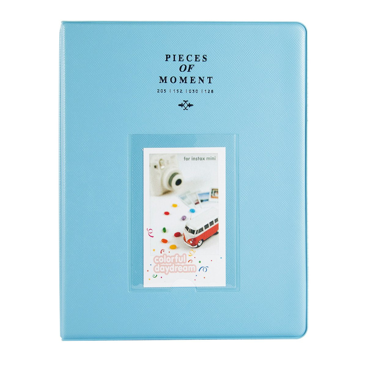 CAIUL 128 Pockets  Album for  Instax Mini 7s 8 8+ 9 25 26 50s 70 90 Film, Polaroid PIC300 Z2300 Film (Blue)