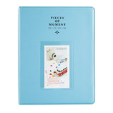 CAIUL 128 Pockets  Album for  Instax Mini 7s 8 8+ 9 25 26 50s 70 90 Film, Polaroid PIC300 Z2300 Film (Blue)