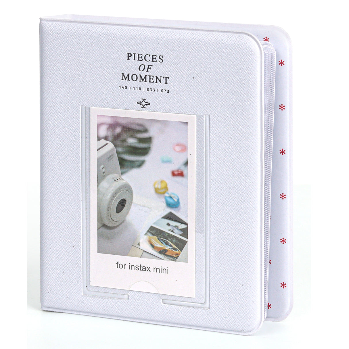 Zenko Compatible 64 sheet Album for Fujifilm Instax Mini Film (3 inch) (Clay White)