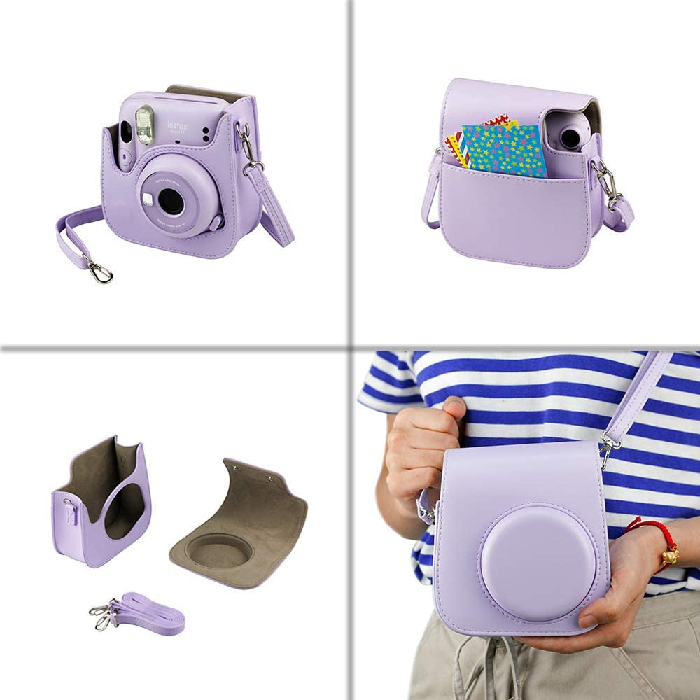 ZENKO MINI 11 INSTAX CAMERA POUCH BAG (Lilac Purple)