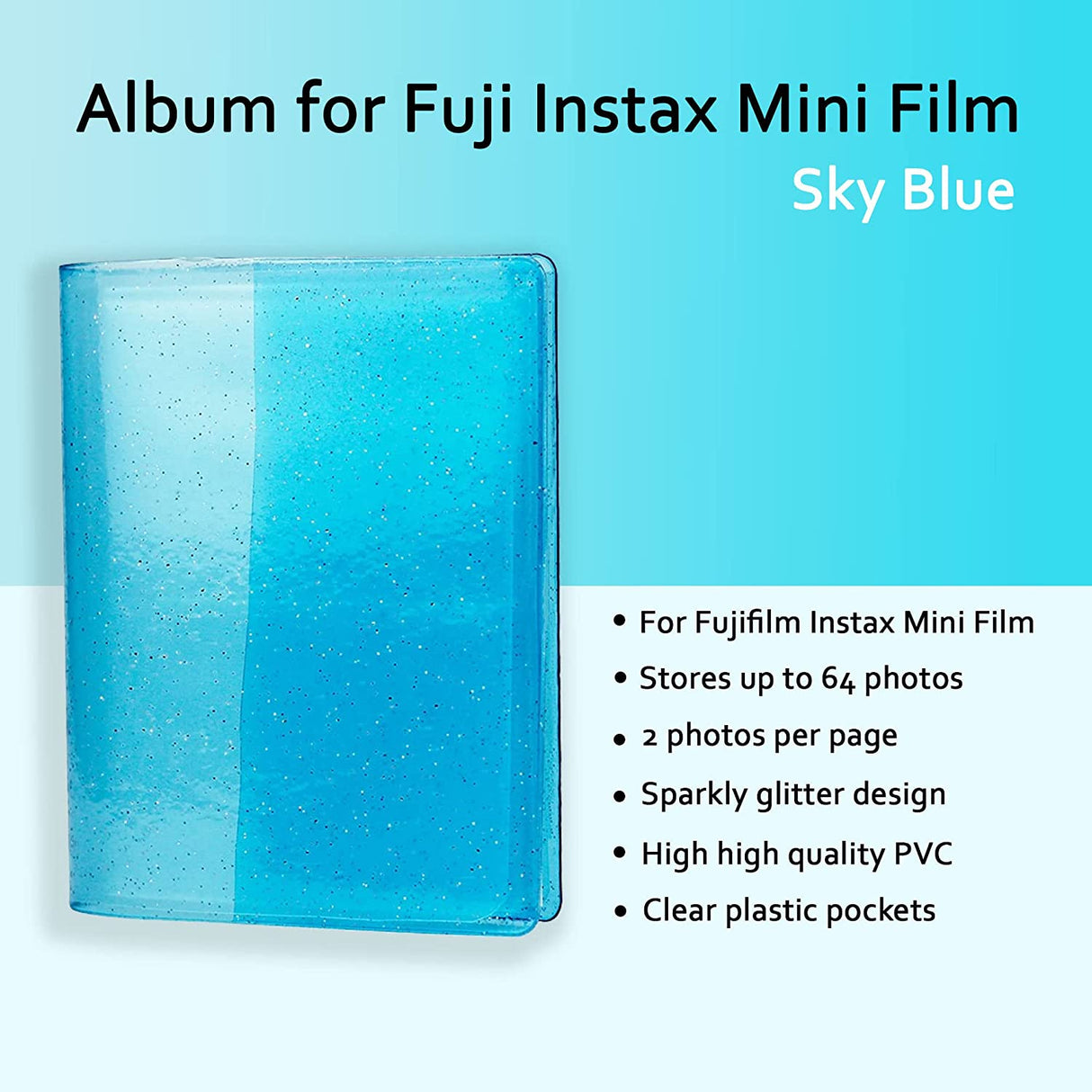 ALBUM INSTAX MINI 11 SKY BLUE - Wonder Photo Shop