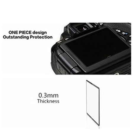 LARMOR GGS SelfAdhesive Optical Glass LCD Screen Protector for Canon 750D 760D