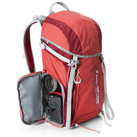 Manfrotto MB OR-BP-30RD Off road Hiker camera backpack 30L Red for DSLR