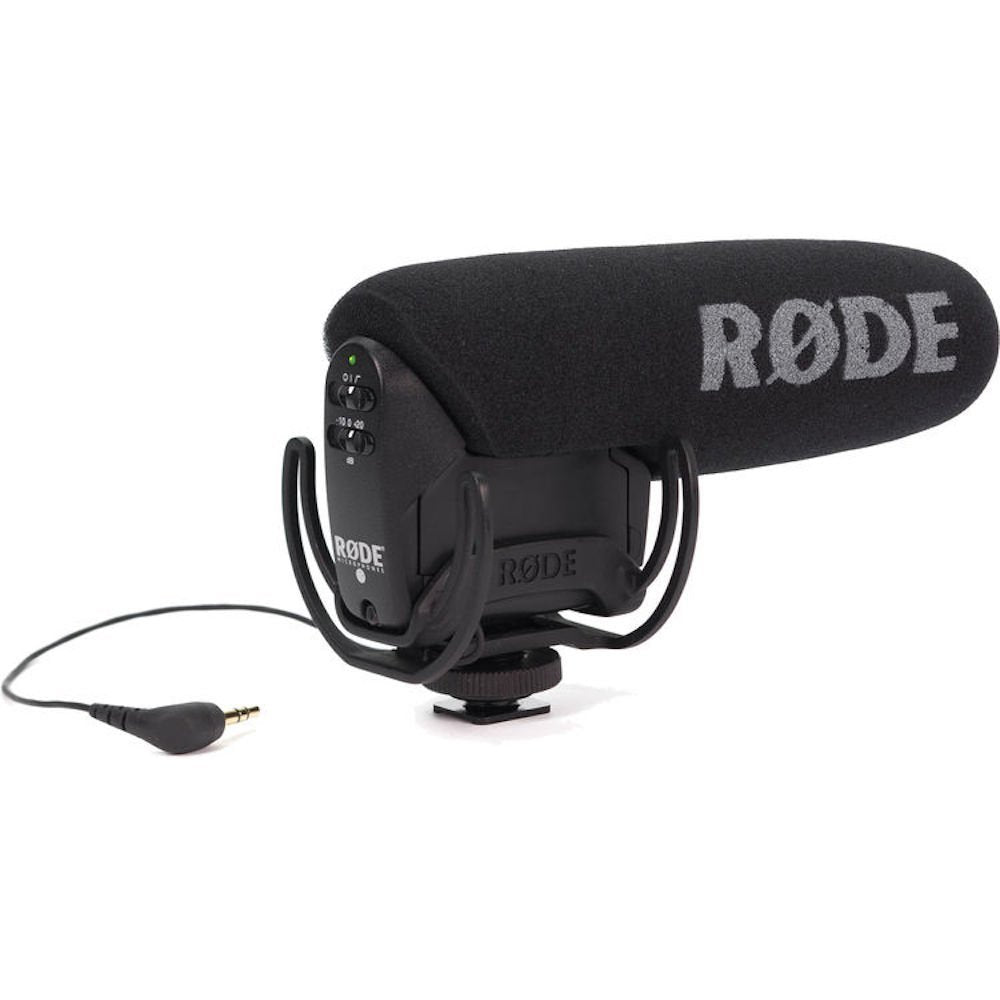 Rode VMPR VideoMic Pro R with Rycote Lyre Shockmount, Black