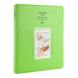 Zikkon Compatible 128 sheet Album for Fujifilm Instax Mini Film (3 inch) Lime green