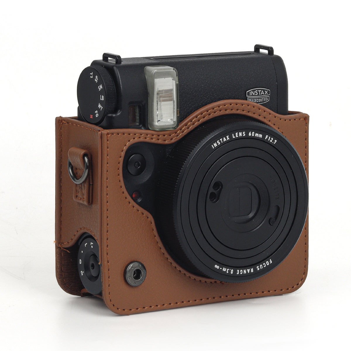 Zikkon Camera Case for Fujifilm Instax Mini 99 Instant Camera (Brown)