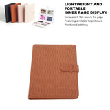 Zikkon Compatible 128 sheet Album for Fujifilm Instax Mini Film (3 inch) (Brown Wave)