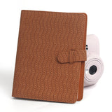 Zikkon Compatible 128 sheet Album for Fujifilm Instax Mini Film (3 inch) (Brown Wave)