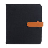 Zikkon Compatible 288 Sheet Cotton and linen photo album for Fujifilm Instax Mini Film (Black)
