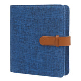 Zikkon Compatible 288 Sheet Cotton and linen photo album for Fujifilm Instax Mini Film (Blue)
