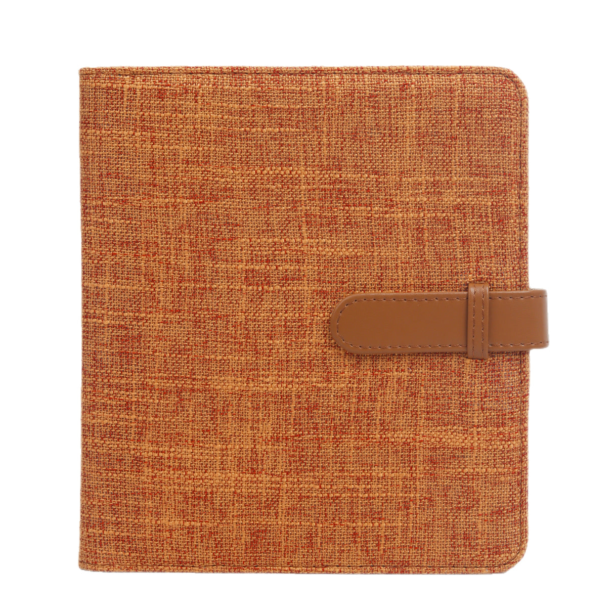 Zikkon Compatible 288 Sheet Cotton and linen photo album for Fujifilm Instax Mini Film (Orange)
