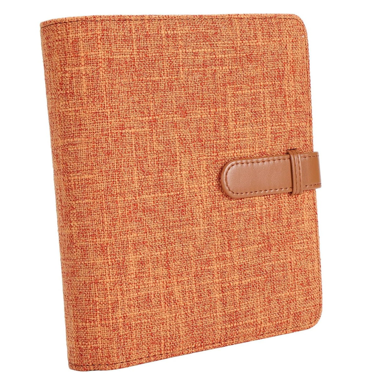 Zikkon Compatible 288 Sheet Cotton and linen photo album for Fujifilm Instax Mini Film (Orange)
