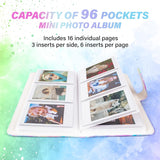 Zikkon Compatible 96 sheet Album for Fujifilm Instax Mini Film (3 inch) (Dream Bubble)