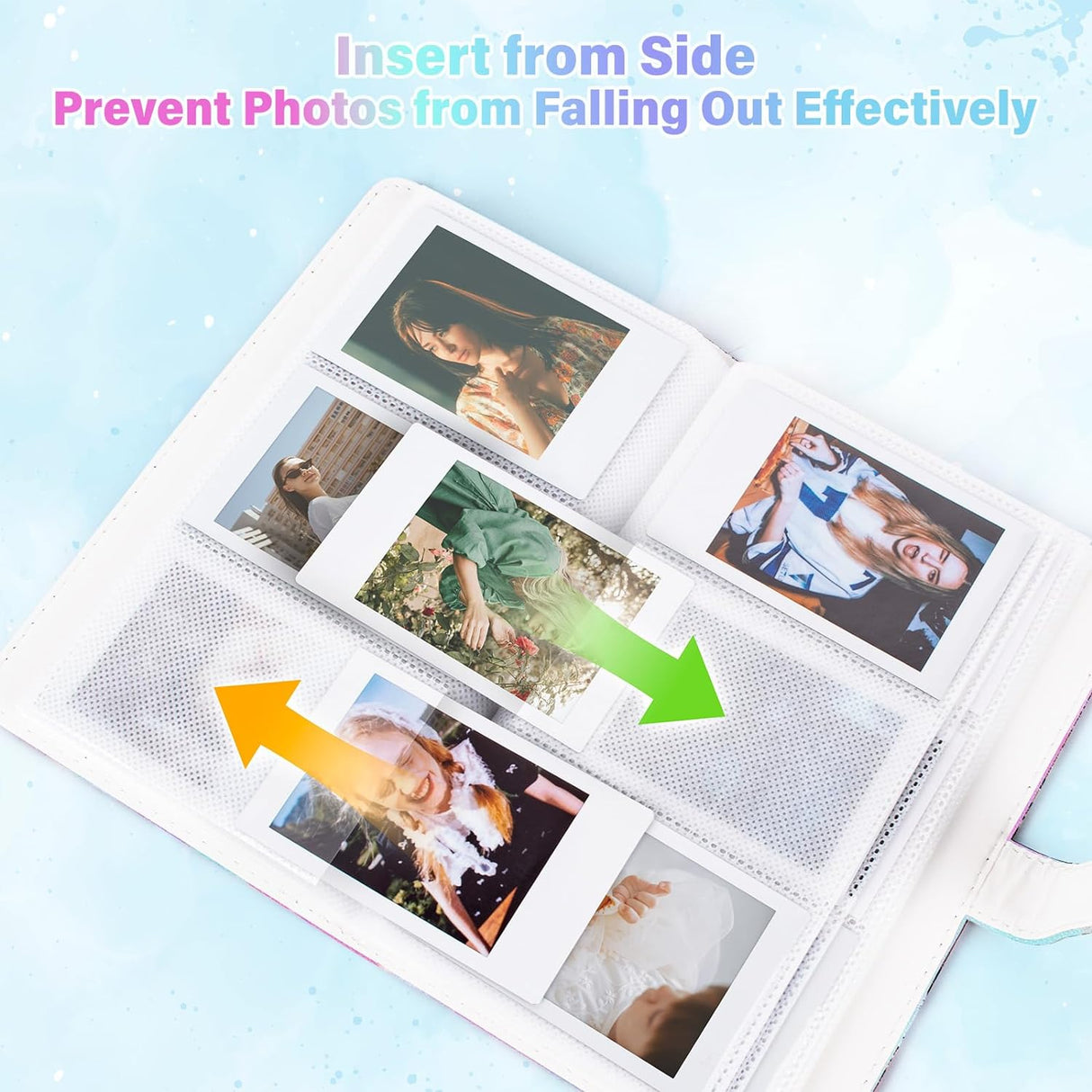 Zikkon Compatible 96 sheet Album for Fujifilm Instax Mini Film (3 inch) (Dream Bubble)