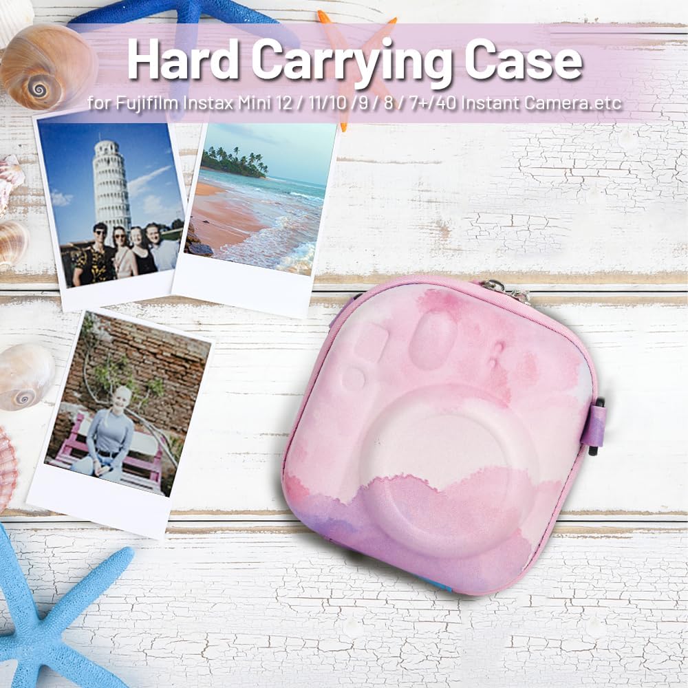 Zikkon EVA Universal Camera Case for Fujifilm Instax Mini 12/11/99/ SE/90/7 (Dreamy cloud)
