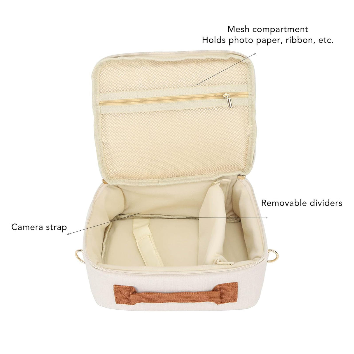 Zikkon Instax All-Purpose Camera Bag (Beige)