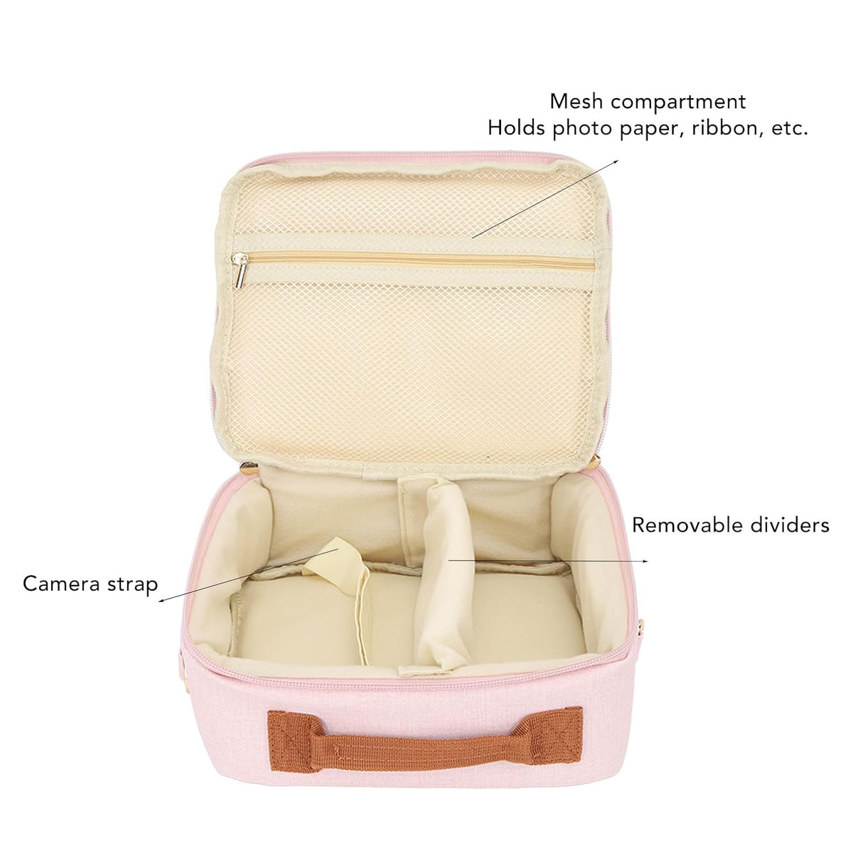 Zikkon Instax All-Purpose Camera Bag (pink)