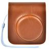 Zikkon Instax Mini 12 Protective Camera Case PU Leather Carrying Bag Brown