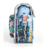 Zikkon Instax Mini 12 Protective Camera Case PU Leather Carrying Bag Colorful graffiti