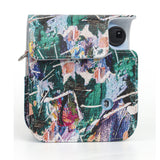 Zikkon Instax Mini 12 Protective Camera Case PU Leather Carrying Bag Colorful graffiti