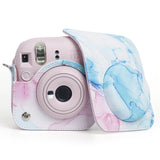 Zikkon Instax Mini 12 Protective Camera Case PU Leather Carrying Bag (Dream Waves)