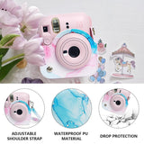 Zikkon Instax Mini 12 Protective Camera Case PU Leather Carrying Bag (Dream Waves)