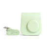 Zikkon Instax Mini SE Protective Camera Case PU Leather Carrying Bag (Green)
