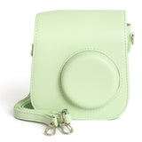 Zikkon Instax Mini SE Protective Camera Case PU Leather Carrying Bag (Green)
