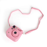 Zikkon Instax Mini SE Protective Camera Case PU Leather Carrying Bag (Pink)