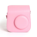 Zikkon Instax Mini SE Protective Camera Case PU Leather Carrying Bag (Pink)