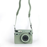 Zikkon Instax wide 400  Instant Camera PU Case Camera Bag (Dark green)
