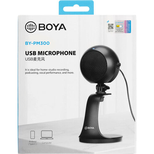 BOYA BY-PM300 Desktop USB Microphone for Computers and Mobile Devices