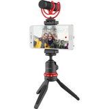 BOYA BY-VG350 Ultimate smartphone video kit Plus with BY-MM1+ Mic, LED Light, and Accessories