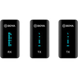 BOYA BY-XM6-S2 Digital Camera-Mount True-Wireless 2-Person Microphone System (2.4 GHz)
