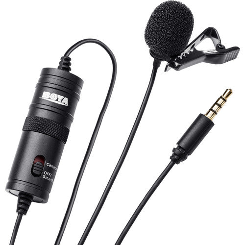 Boya BY-M1 Omni directional Lavalier Microphone for DSLRs,Camcorders & Smartphones