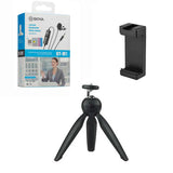 Boya BY-M1 with Mini Tripod and Mount 3 Omni Directional Lavalier Microphone
