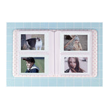 CAIUL 64 Pockets Mini Photo Album (ice white)