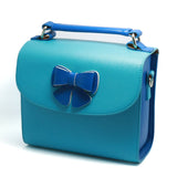 CAIUL Cute Butterfly Series Carrying Instant Camera Case Bag for Fujinfilm Instax Mini 11 9 8 50s 90 7s 25(PU Leather, Blue)
