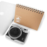 [Fujifilm Instax Mini Photo Album]  CAIUL Book Album for Instax Mini 8 8+ 9 70 7s 25 26 50s 90 Film, Instax Square SQ10 Film (Brown, 40 Photos)