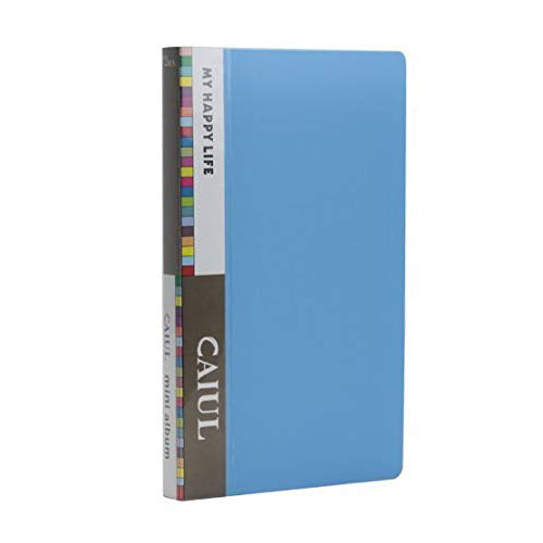 CAIUL 72 Pockets  Album for  Instax Mini 7s 8 8+ 9 25 26 50s 70 90 Film, Polaroid PIC300 Z2300 Film (blue)